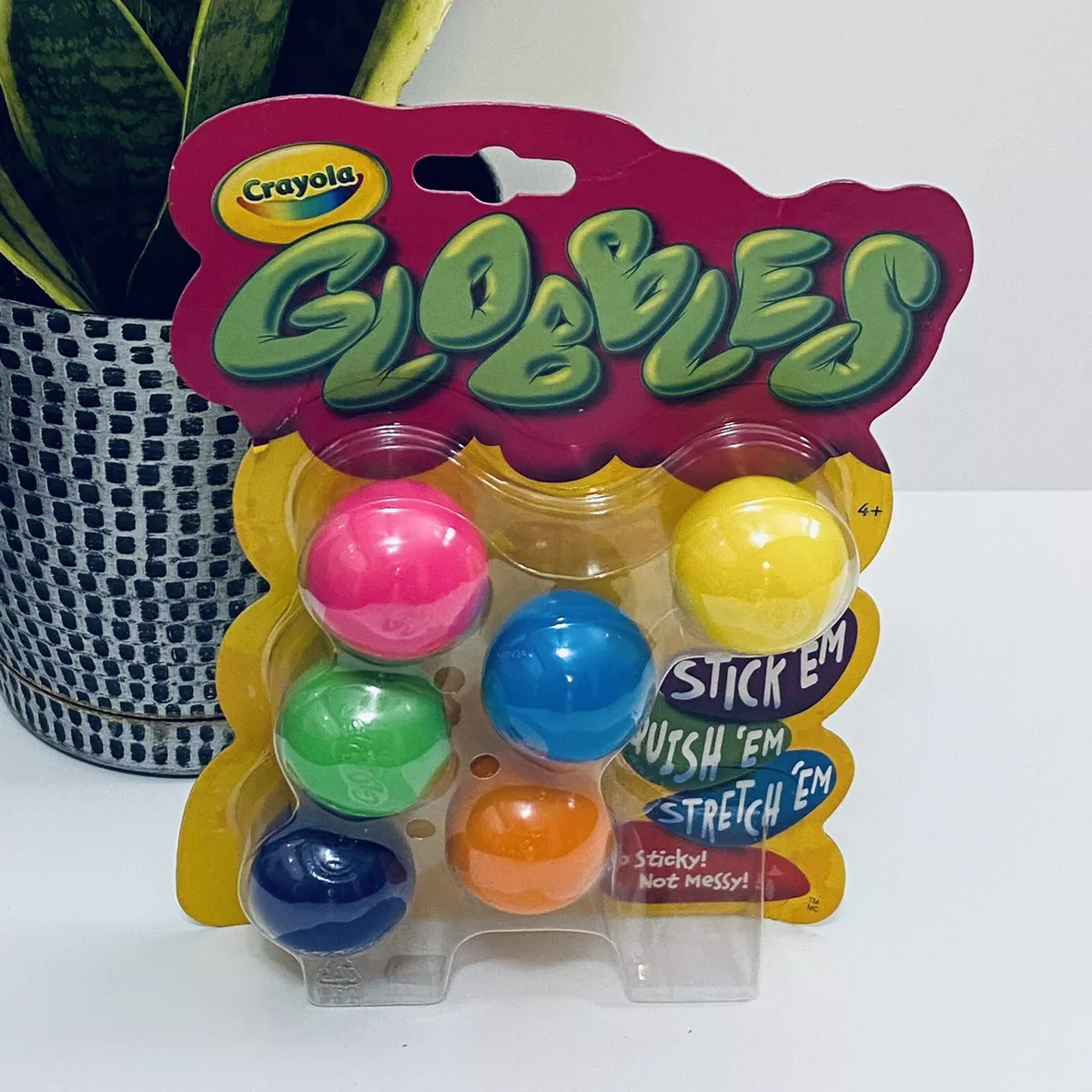 Crayola Globbles Assorted Colors 6-Pack Jukers TikTok Fidget Slime