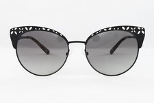 Michael Kors Sunglasses Women's Cat Eye MK1023 Evy 117411 Satin Black 56mm NEW 