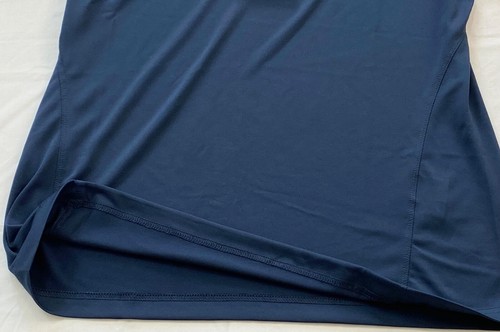 women's Tri Mountain top size XS blue polo collar short sleeve polyester - Picture 5 of 6
