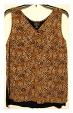 New Worthington Alfie Animal Tank Top- Size Medium