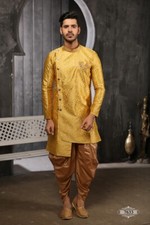 Indian Mens Designer Traditional Ethnic Wear Semi Indo Western Dress From India