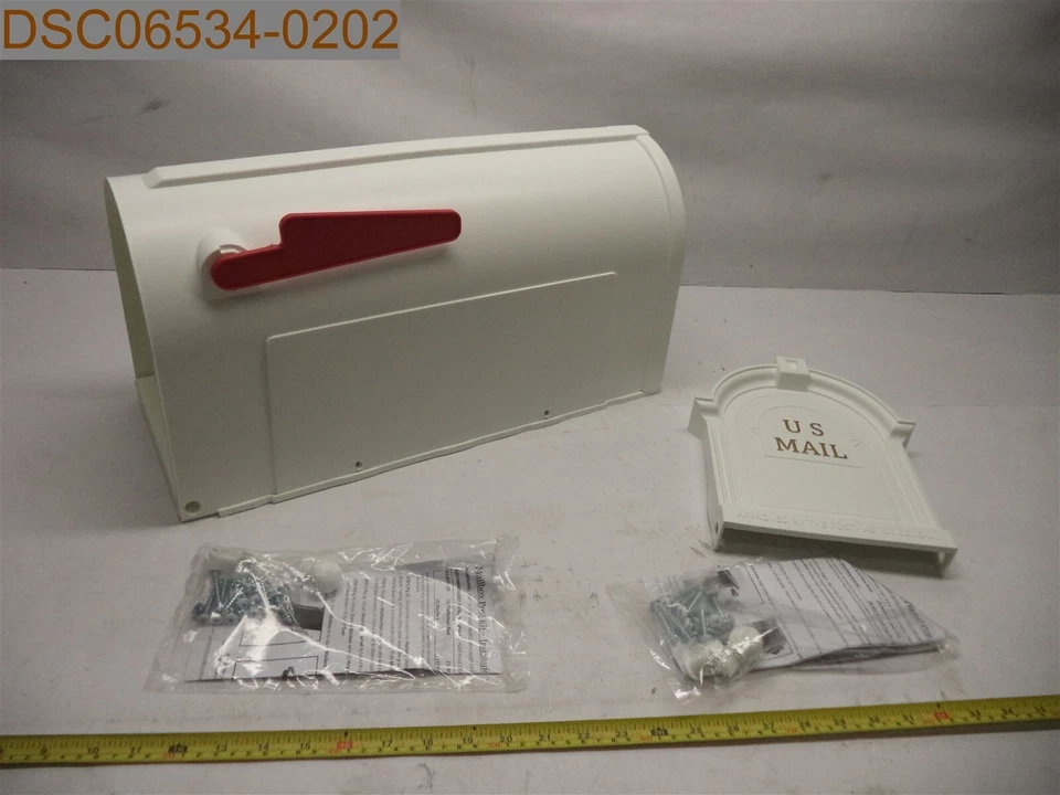 Postal Pro Craftsman Series, Mailbox/Post Kit, White, PP3400WH-DS, 890583002177 - Image 2 of 4