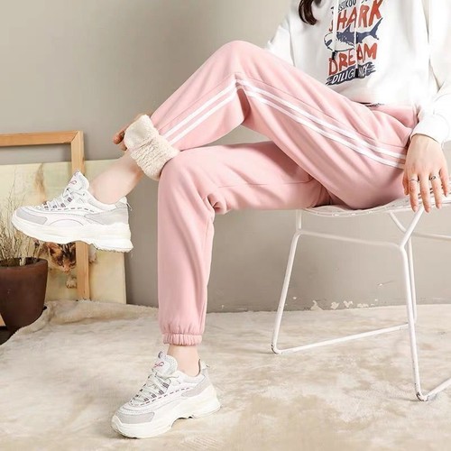 Women Winter Jogging Thick Warm Soft Fleece Lined Thermal Stretchy Sport Pants - Bild 4 von 14