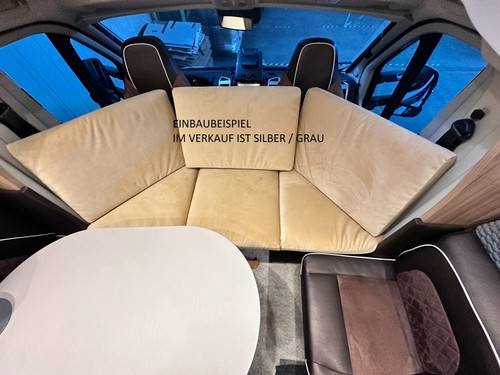 Relax Sofa-Bank Auflage Lounge Couch grau für Wohnmobil FORD TRANSIT FIAT DUCATO - Bild 10 von 15