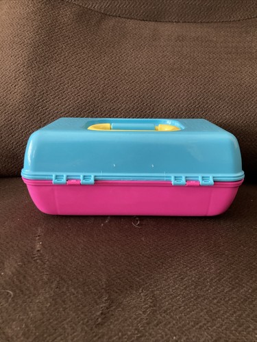 Caboodles Jojo Siwa On The Go Makeup Organizer Carrying Case Swivel Pink Turquoi - Picture 6 of 12