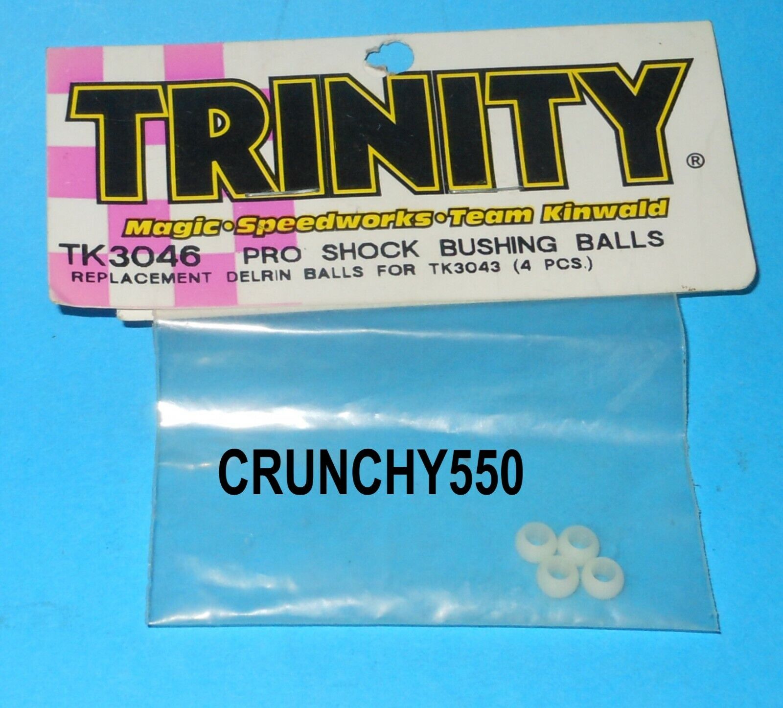 Team Trinity Pro Shock Delrin Bushing Balls for Team Losi Shock Bushings TK3046