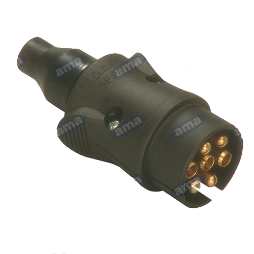 Presa a spina 7 poli in alluminio 24V Tipo S connessione a ve - Recambiosdelcamion