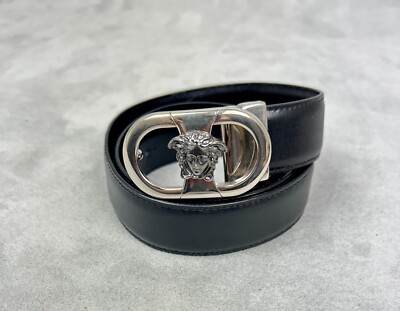 Beautiful Vintage Versace Belt Vintage 90s Belt, 90s VERSACE Belt, Versace Versus Lion Belt  main image 4