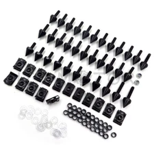 Aluminum Motorcycle Fairing Bolts Kit Screw For 2004-2006 Yamaha YZF R1 Black