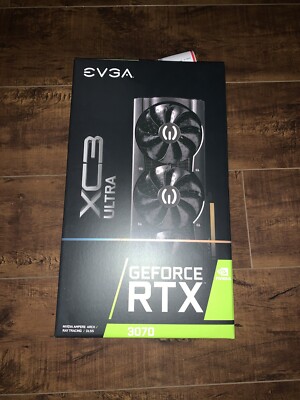  EVGA GeForce RTX 3070 XC3 ULTRA GAMING 8GB LHR Graphics Card 08G-P5-3755-KH 