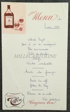 MENU - Cognac Tiffon, 8 Mai
