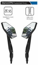 Yamaha XJ900 Diversion Oxford Diamond Pro Motorcycle Mirror Glass Pair 10mm