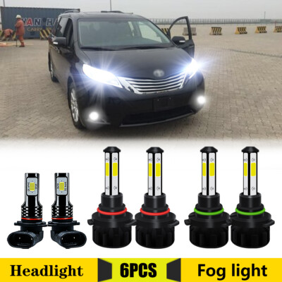 White LED License Plate Lights For Toyota Sienna 2006-2010 - Brilliant 6000K Replacement