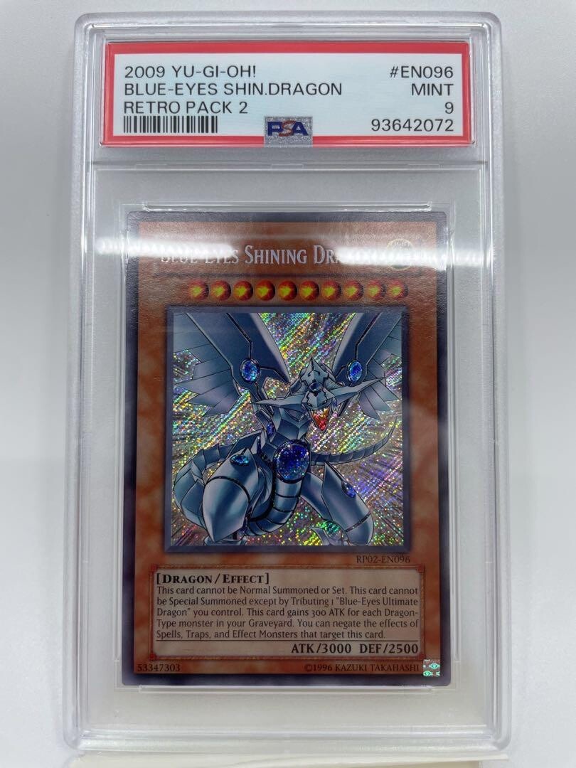 PSA 9 YU-GI-OH! Yugioh Blue-Eyes Shining Dragon RP02-EN096