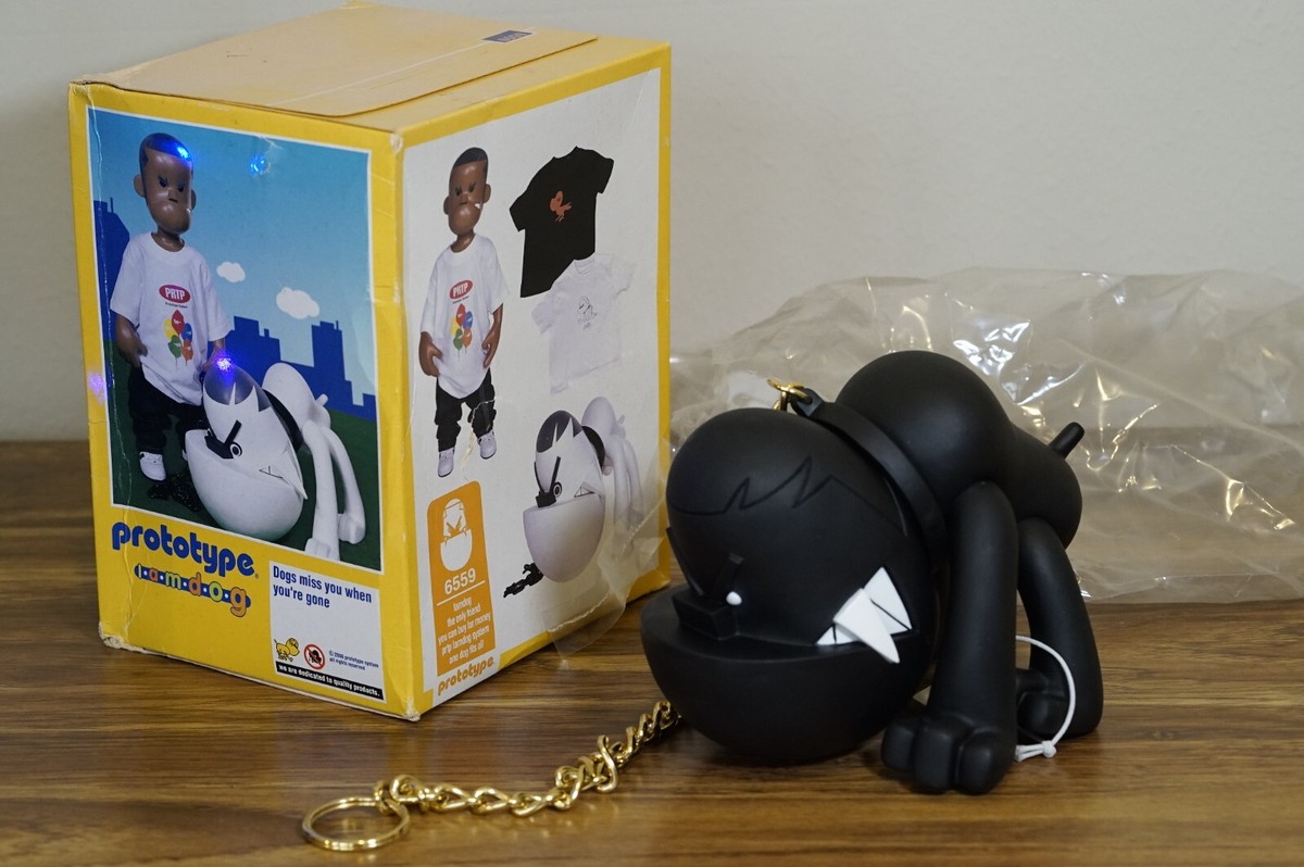 Michael Lau lamdog prototype vinyl figure black version | eBay