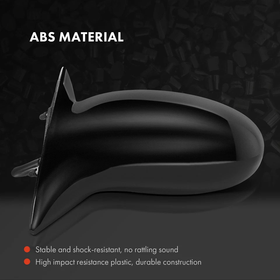 Espejo retrovisor eléctrico negro para Pontiac Grand Am 2002 2003 2004 2005 lado izquierdo del conductor Foto 3 de 4