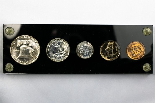 1953 US Proof Set in Black Capital Holder Solid and SHARP - 第 2/2 張圖片