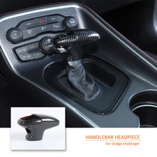 Cental Gear Shift Knob Cover Trim for Dodge Challenger/Charger 2015+ Accessories