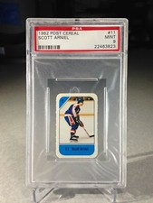 1982 Post Cereal Scott Arniel #11 - PSA 9 - POP 3 - Winnipeg Jets