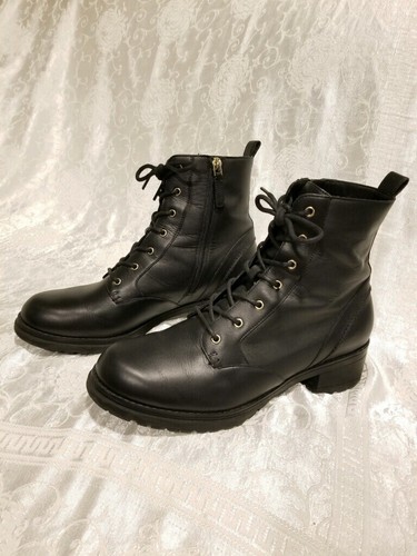 camea waterproof leather combat boot