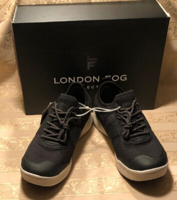 LONDON FOG Men Casual Memory Foam Shoes Sport Black/White  display picture 3