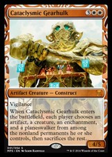 Light Play, English MTG Foil Cataclysmic Gearhulk - Foil Masterpiece Series: Kal