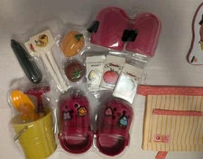 Nahla's garden play set Our Generation 18" doll- shoes, vegetable, seeds