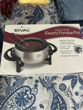 Electric Fondue Pot Set - Brand New Never Used In Original Box