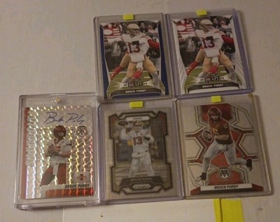 2022 Brock Purdy Panini-Mosaic Draft Picks Autographs +4more cards Read Below