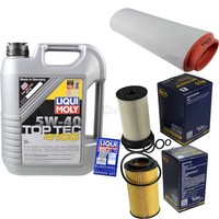 Inspektionskit Filter Liqui Moly ÖL 5L 5W-40 FüR BMW 3Er E46 320D 318D 318Td