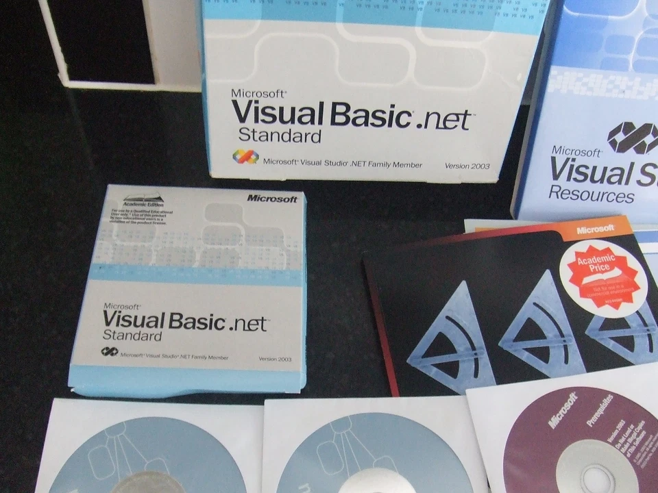 Vintage Untested - Microsoft Visual Basic .net Standard Version 2003 Software - Image 3 of 4