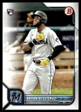 2022 Bowman Bryan De La Cruz Rookie Miami Marlins #88