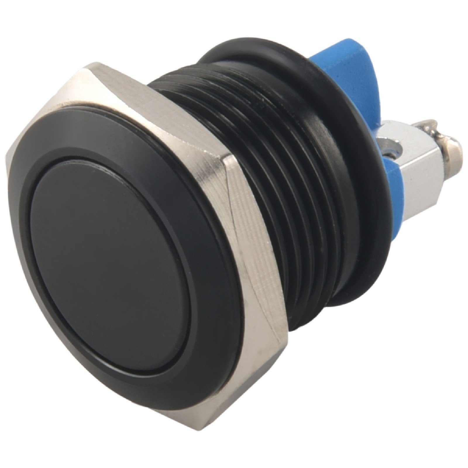 Hupenschalter Hupenknopf Drucktaster Hupentaster Fuer Kfz Auto 16Mm 12V N5G2-image