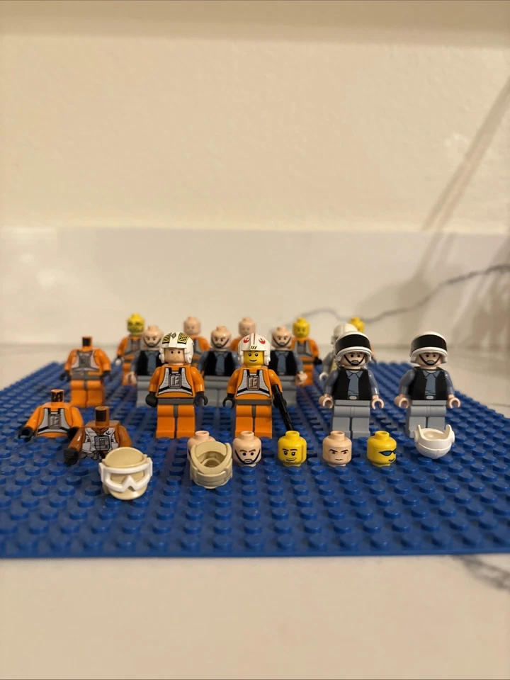 LEGO Star Wars минифигурки лот из 15 повстанцев и пилотов повстанцев винтажный - Изображение 2 из 4