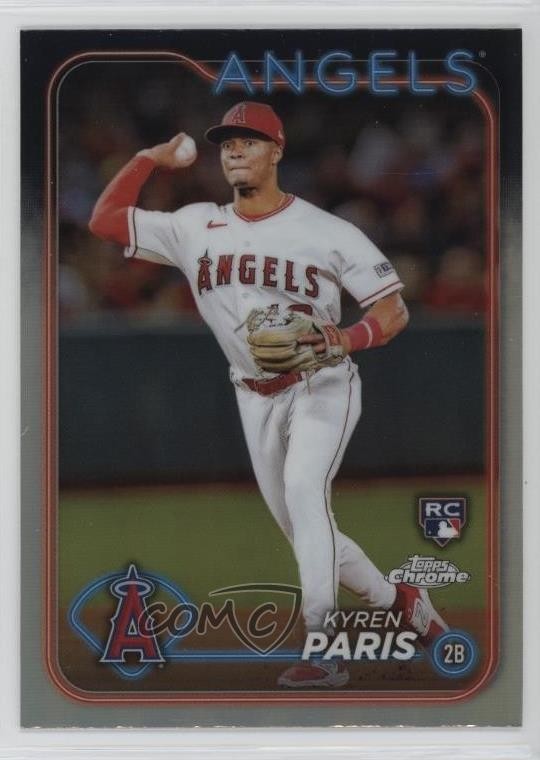 2024 Topps Chrome Refractor Kyren Paris #151 1gj7