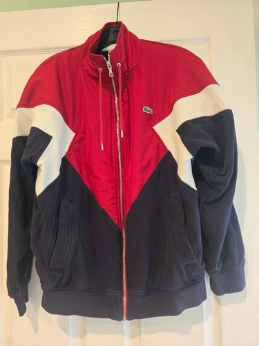 men sport jacket. Lacoste. Used. Good condition. Size M. French 4. Cotton - product listing photo