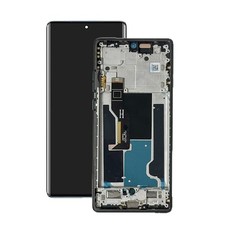 For Moto Edge 50 Fusion 5G XT2429 OLED Display LCD Touch Screen Digitizer Frame