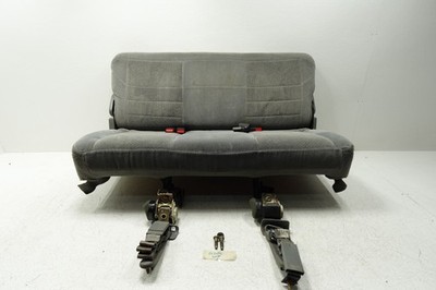 2000-2005 OEM Ford Excursion 3rd Row Rear Seats Grey Cloth |W7828