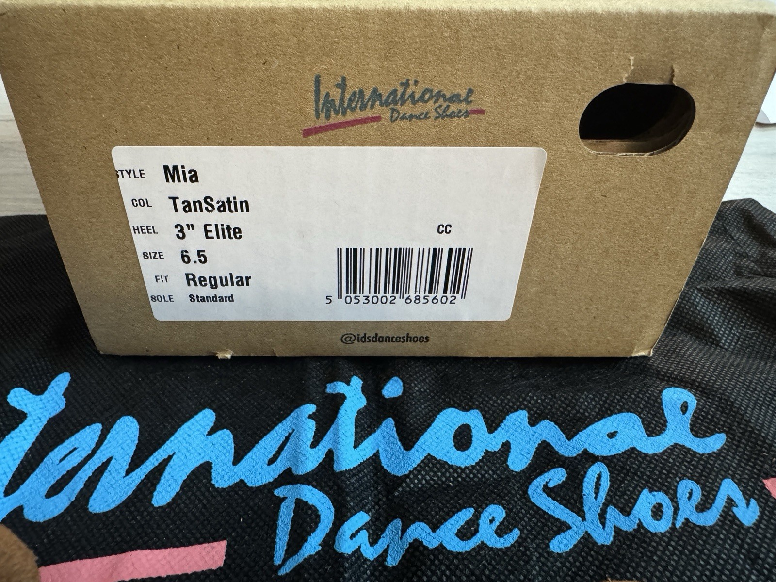 NEW International Dance Shoes Mia, Women's Latin Heels, Size 6.5 UK,  3" Heel