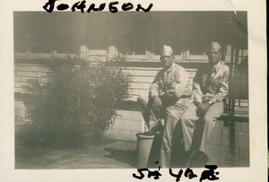 1942 WWII US Army Motor Pool GI's Hilo Hawaii Photo #6Cpl Johnson & Bud