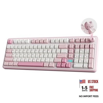 B98 PRO QMK/VIA Wireless Mechanical Gaming Candy Linear Switch Pink