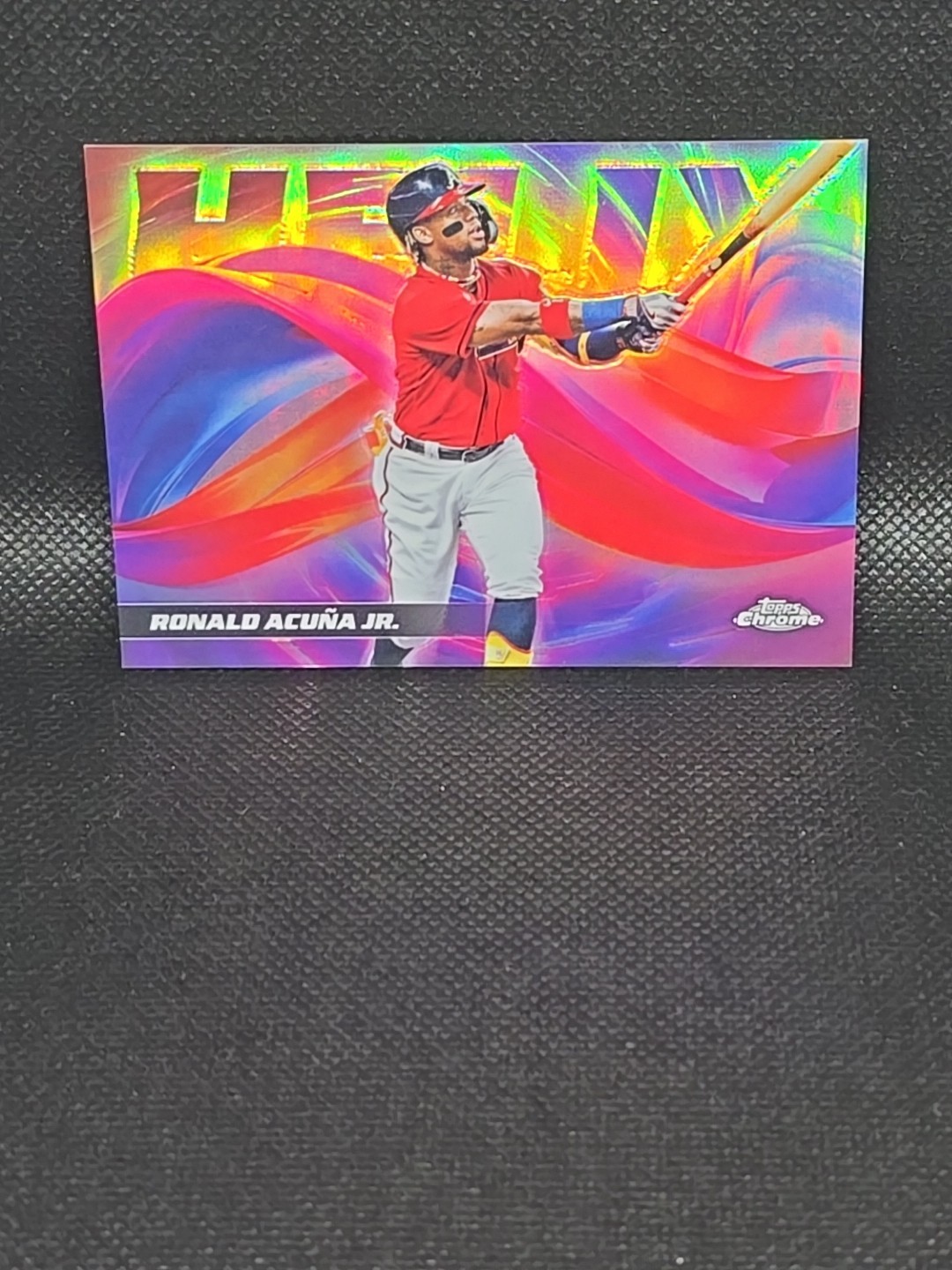 2025 Topps Chrome - Ronald Acuna Jr Helix HX-4 SSP Case Hit ( 1 Touch Included )