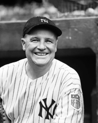 John C Schulte of the New York Yankees in 1942 Baseball Old Photo