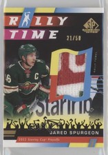 2022 Upper Deck SP Game Used Rally Time Towel Relics 21/50 Jared Spurgeon 19qt