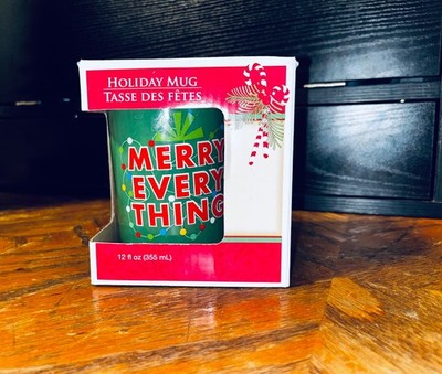 Holiday Mug, 14 Fld Oz, In Gift Box, MERRY EVERY THING