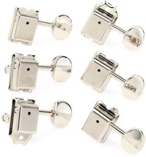 Gotoh SD91-05M MG Locking Tuners - 6-in-line Nickel with Metal Buttons