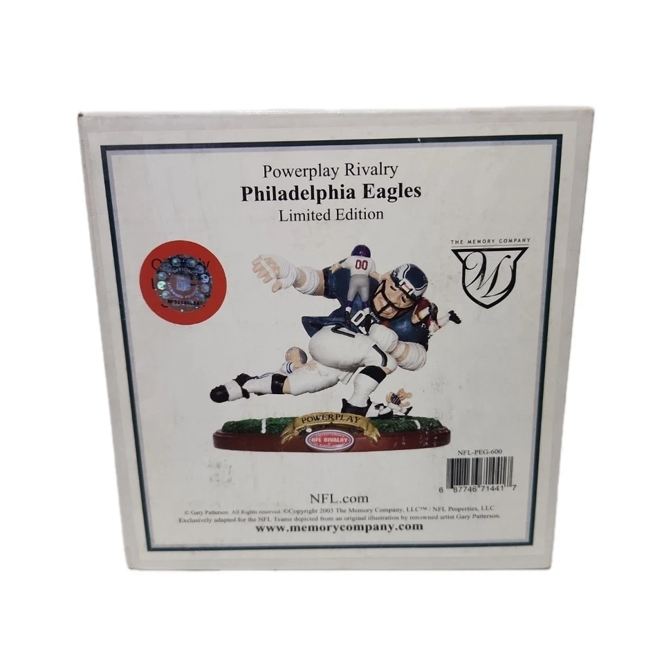 Boneco 2003 Memory Company Philadelphia Eagles Powerplay Rivalry edição limitada - Imagem 2 de 4