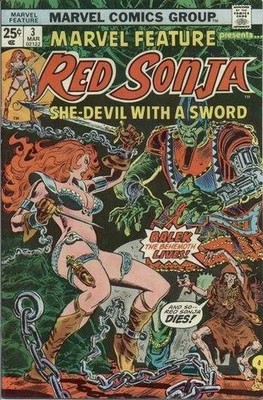 Marvel Feature (1975) #   3 (6.5-FN+) Red Sonja 1976
