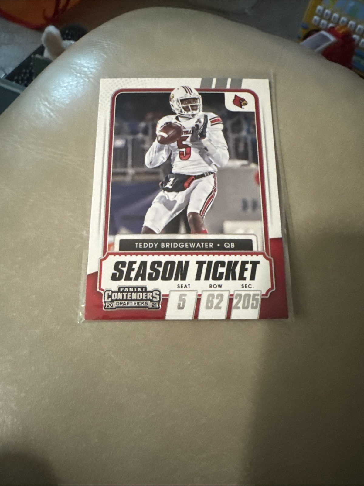 2021 Panini Contenders Draft Picks #17 Teddy Bridgewater