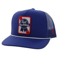 Pabst Blue Ribbon Snapback Hat Mens Womens Adjustable Mesh Trucker Cap Official